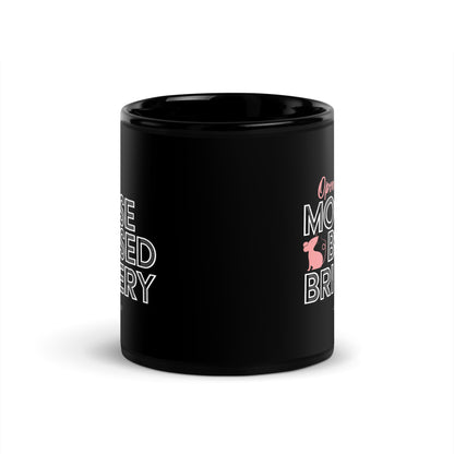 Open To Mouse Based Bribery Black Glossy Mug