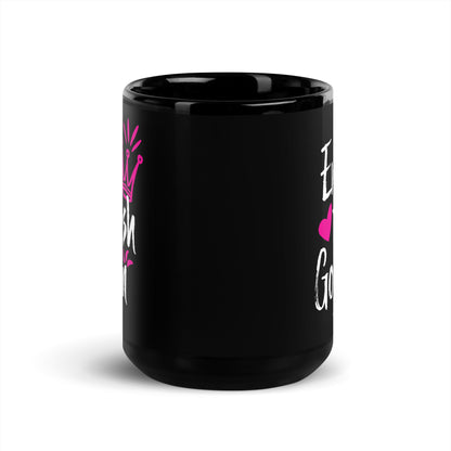 Emo Trash Goblin Black Glossy Mug