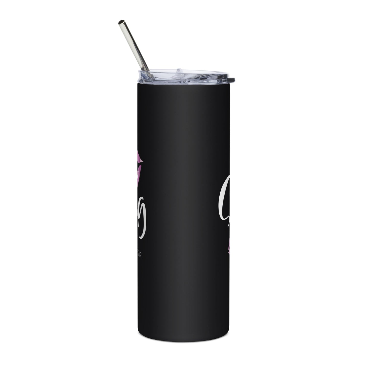 I Never Joke About Spicy Kissing Stainless Steel Tumbler (Black)