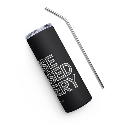 Open To Mouse Based Bribery Stainless Steel Tumbler (Black)