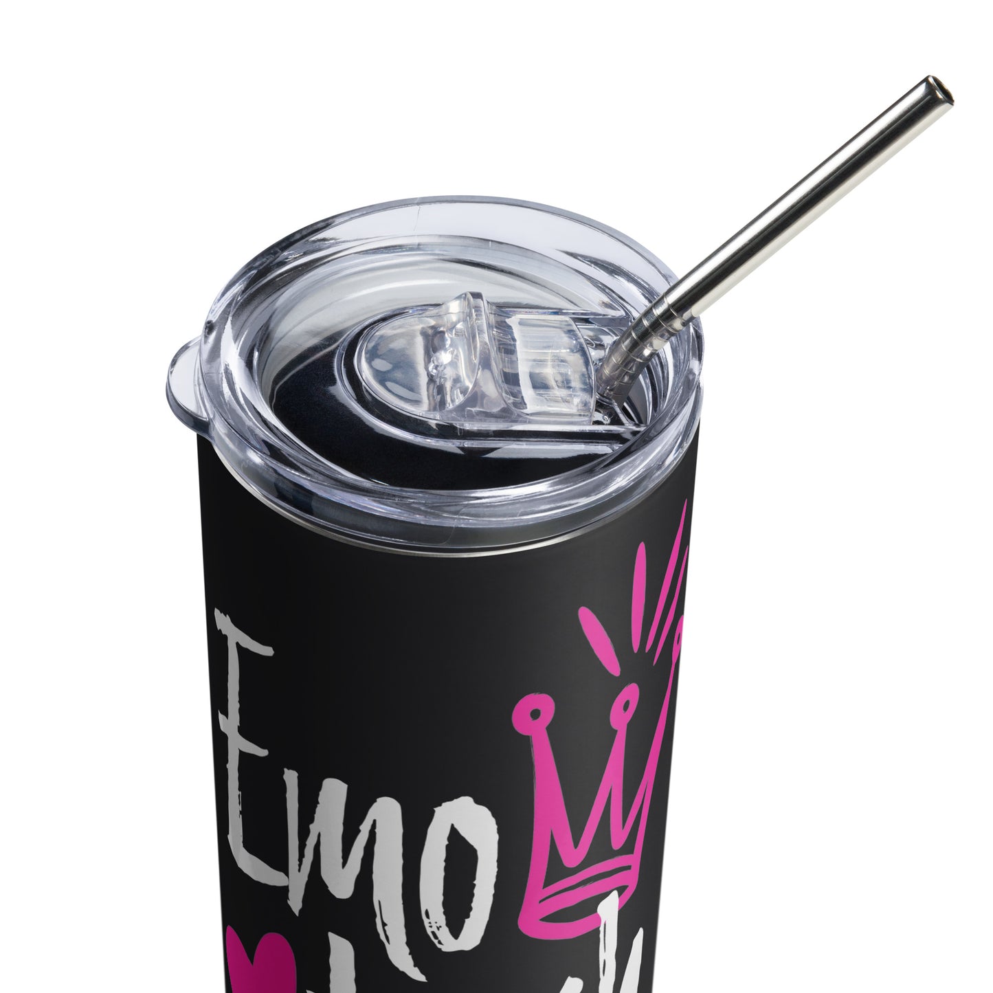 Emo Trash Goblin Stainless Steel Tumbler (Black)