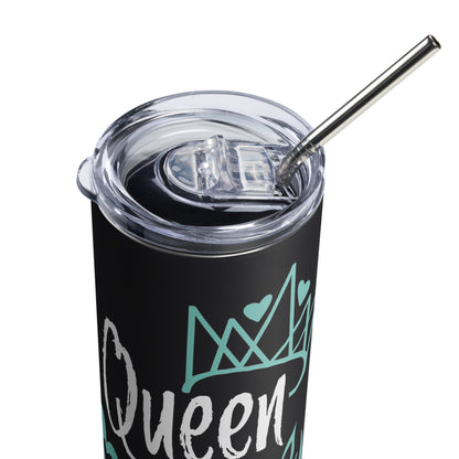 Queen of Hot Messes Stainless Steel Tumbler (Black)