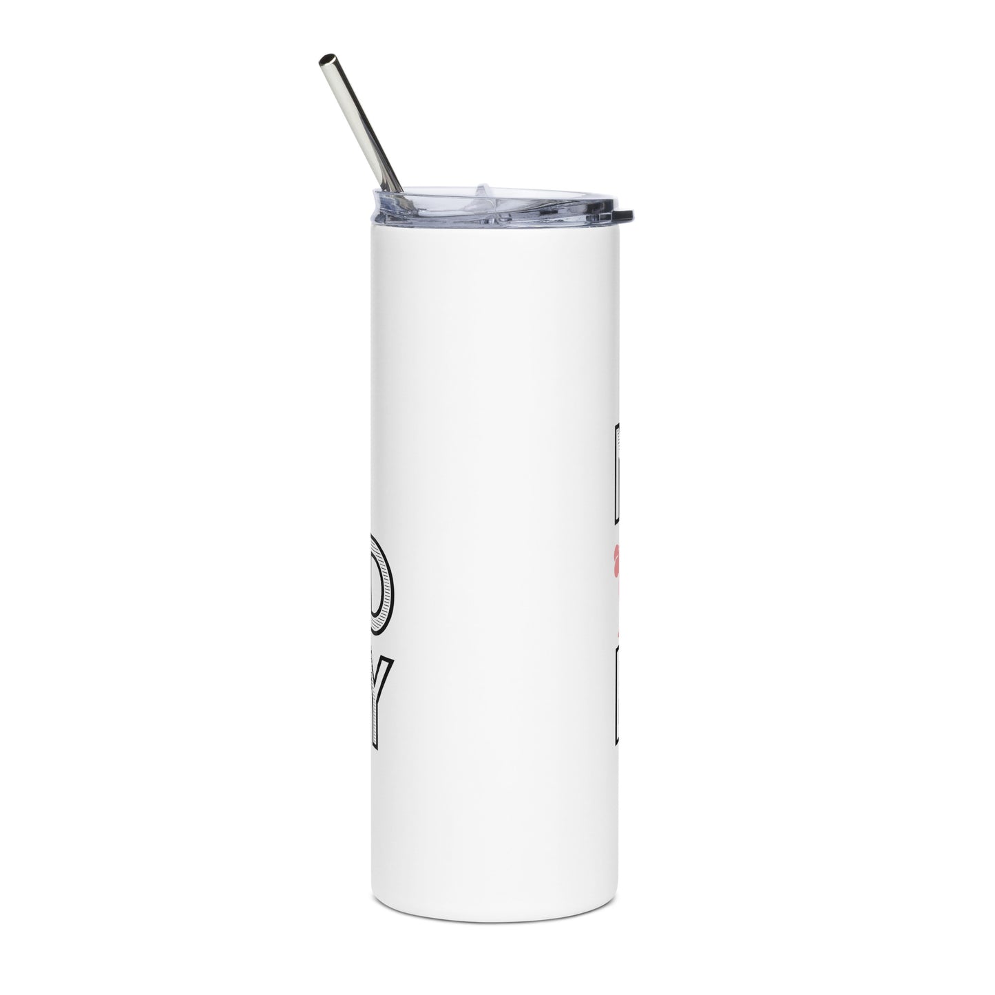 Open To Mouse Based Bribery Stainless Steel Tumbler (White)