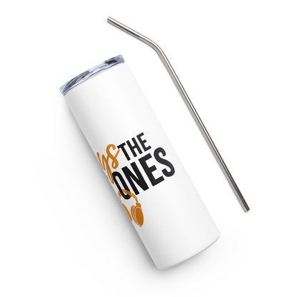 It's Always The Quiet Ones Stainless Steel Tumbler (White)