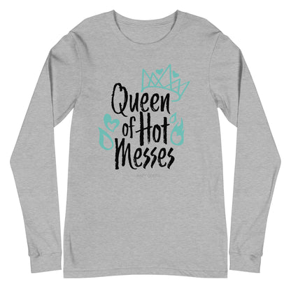 Queen of Hot Messes Long Sleeve Tee (Light Colours)