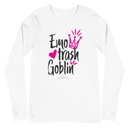 Emo Trash Goblin Long Sleeve Tee (Light Colours)