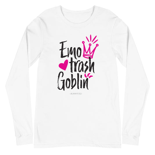 Emo Trash Goblin Long Sleeve Tee (Light Colours)