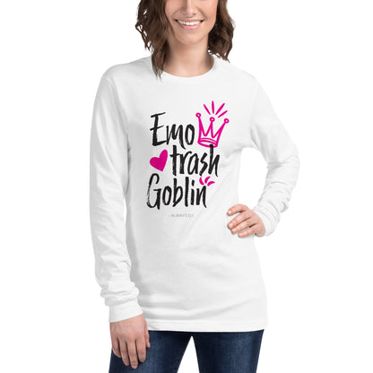 Emo Trash Goblin Long Sleeve Tee (Light Colours)