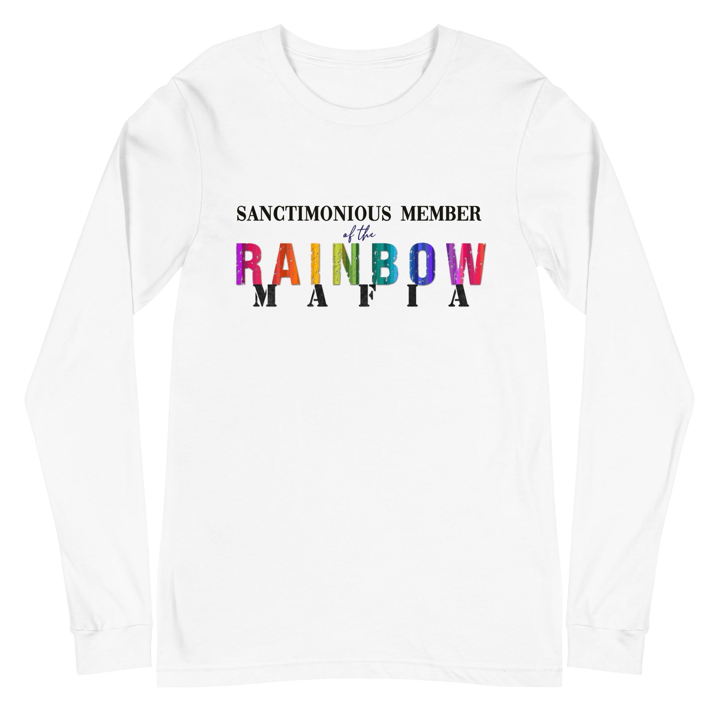 Rainbow Mafia Long Sleeve Tee (Light Colours)