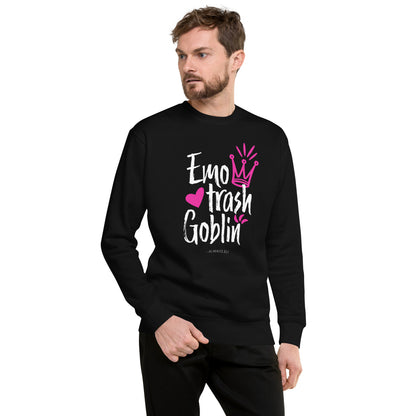 Emo Trash Goblin Sweatshirt (Dark Colours)