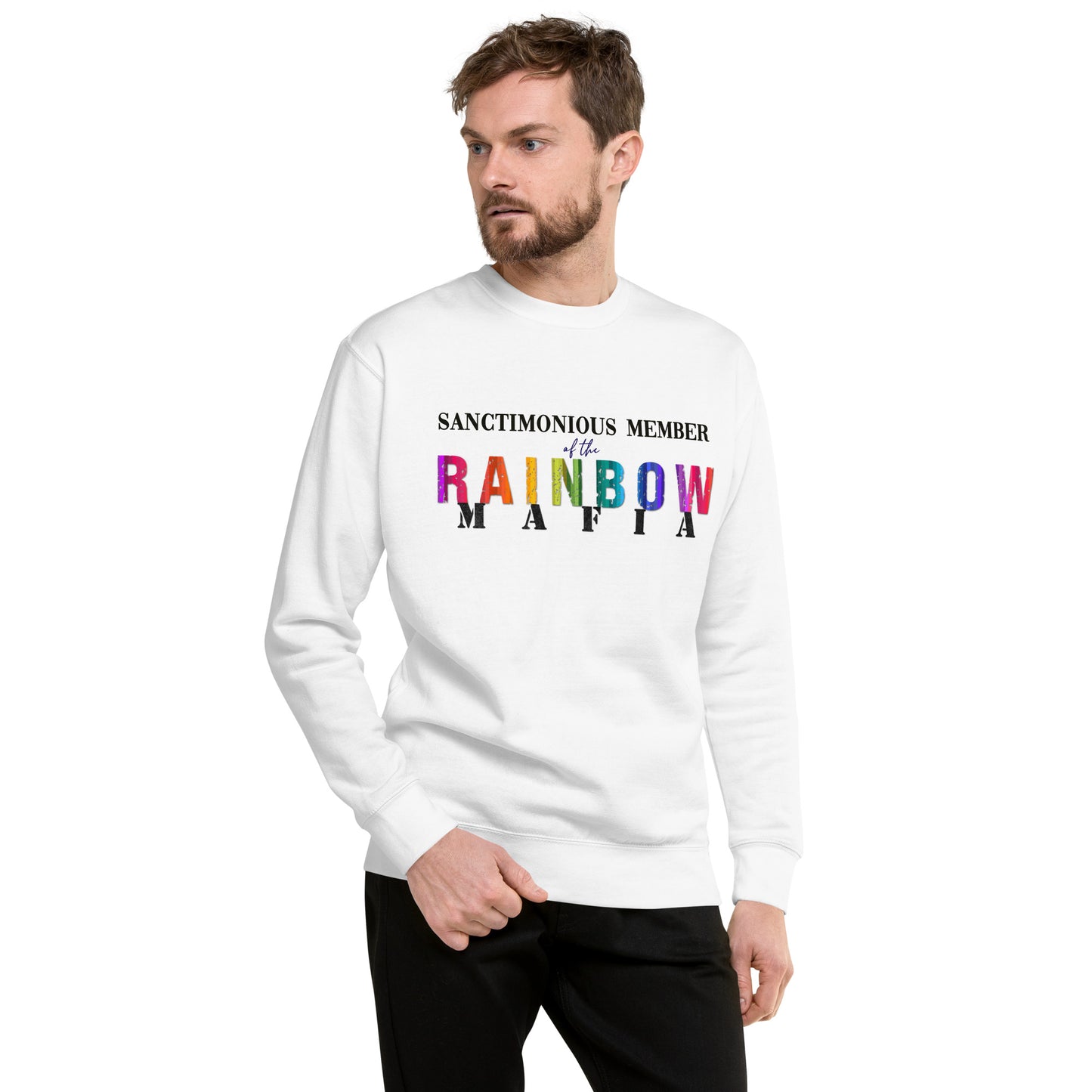 Rainbow Mafia Sweatshirt (White)