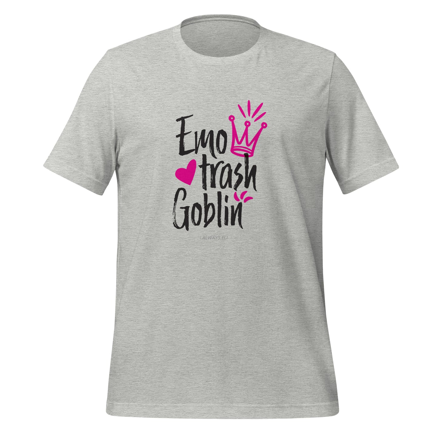 Emo Trash Goblin Short Sleeve T-Shirt (Light Colours)