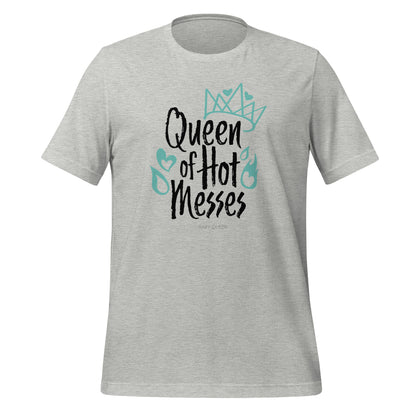 Queen of Hot Messes Short Sleeved T-Shirt (Light Colours)