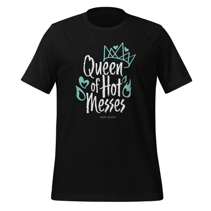 Queen of Hot Messes Short Sleeved T-Shirt (Dark Colours)