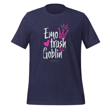 Emo Trash Goblin Short Sleeved T-Shirt (Dark Colours)