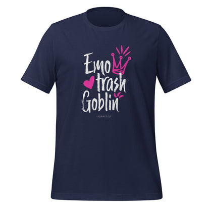 Emo Trash Goblin Short Sleeved T-Shirt (Dark Colours)