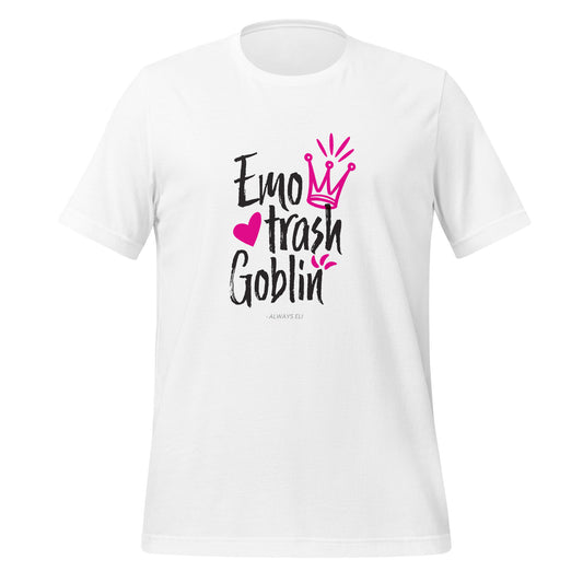 Emo Trash Goblin Short Sleeve T-Shirt (Light Colours)